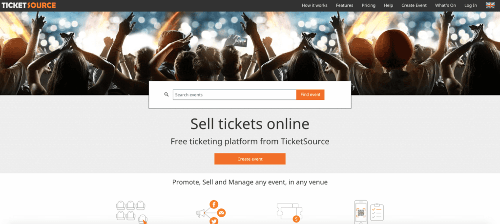 Eventbrite Alternatives: TicketSource.